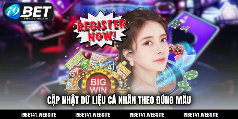 Cập nhật dữ liệu cá nhân theo đúng mẫu